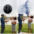 Baby Shower Dekorationen Geschlecht Neutral Party 36 Zoll Ballons Cannons mit rosa und blau und bunten Konfetti